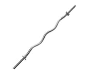 Threaded EZ Curl Bar with Spinlock Collars – Heavy-Duty Curl Bar for Biceps, Triceps & Strength Training