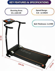 Foldable Running and Walking Mini Machine for Home Use Treadmill