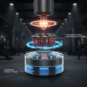 Heavy Boxing Bag with Suction Cup Base | Freestanding Punching Bag for Adults