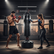 Heavy Boxing Bag with Suction Cup Base | Freestanding Punching Bag for Adults