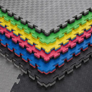 GYM FLOOR PUZZLE MAT BLACK GREY | MF-0221