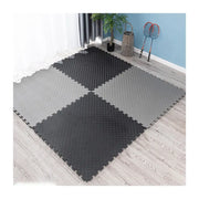 GYM FLOOR PUZZLE MAT BLACK GREY | MF-0221