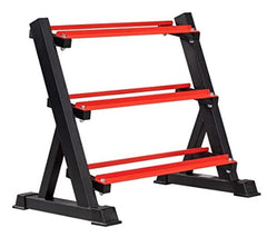 Heavy-Duty 3-Tier Dumbbell Rack | Durable, Compact, and Stable