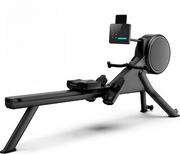 MF-1906 Magnetic + Air Rowing Machine with 32-Level Motorized Resistance, 150kg Capacity, Aluminum Rail, Full-Body Cardio Trainer