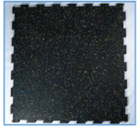 INTERLOCK Floor Mat Black 50x50 | MF-0425-2 - 1 Pcs