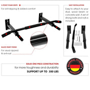 Heavy Duty Wall Mount Pull Up Bar/Chin Up Bar