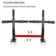 Doorway Pull Up Bar Upper Body Workout Bar for Home Gym Exercise Fitness, Multi Heavy Duty Wall Mount Chin Up Bar -（Black）