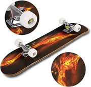 مزدوج الميل عالي القوة مزلقة القيقب التزلج