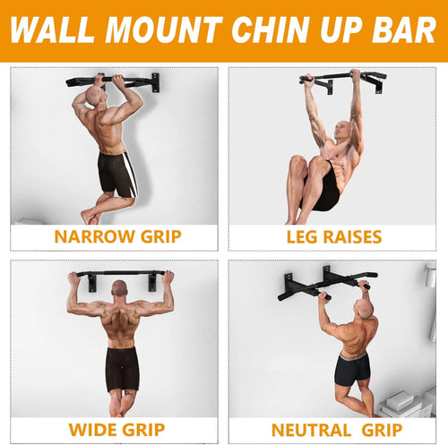 Heavy Duty Wall Mount Pull Up Bar Chin Up Bar