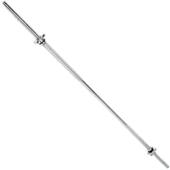 RB-47T Barbell Bar Weight Bar Dumbbell Bar Chromed RB-47T, inches Straight with Spin Lock