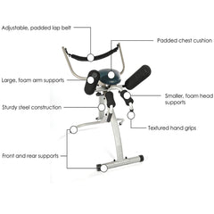 Inline Traction Control System for Spinal Decompression and Back Stretch Relief Without Inversion Back