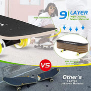 Marshal Fitness Aluminum Base Anti Slip Skateboard