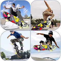 Marshal Fitness Aluminum Base Anti Slip Skateboard