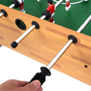 Standing Foosball Soccer Table Family Game Wooden W Legs-MF-4064