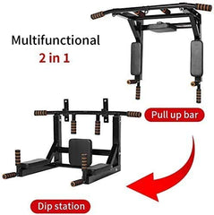 Wall Mounted Pull Up Bar Chin Up bar Multifunctional Dip Station for Indoor Home Gym Workout | MF-0705