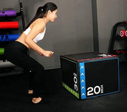 3 في 1 20 بوصة 24 بوصة 30 بوصة الرغوة مربع plyometric قفز التمرين | MF-0762
