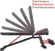 Adjustable Weight Bench for Full Body Workout