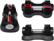 Adjustable Dumbbells 5-12.5 lbs with Quick-Change System
