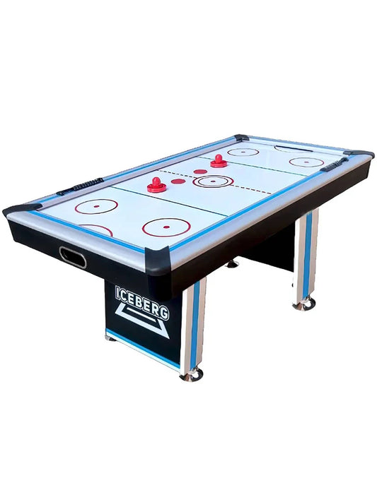 6FT ICEBERG Air Hockey Table with Smooth Playing Surface and 2 Pushers