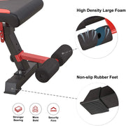Adjustable Weight Bench for Full Body Workout