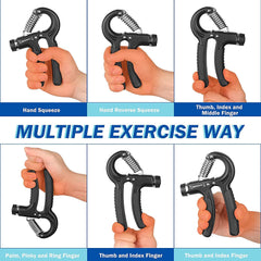 Adjustable Hand Grip Exerciser Forearm Strengthener - 10kg-40kg