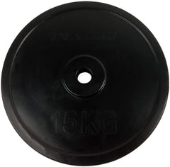 Black Unisex's Rubber Plate 25 mm bore - 1 Plate