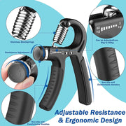 Adjustable Hand Grip Exerciser Forearm Strengthener - 10kg-40kg