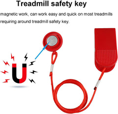 Magnetic Safety Key for Motorized Treadmill, Fit Most Treadmill Magnet Security Lock