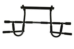 Multi-Grip Chin-Up/Pull-Up Bar, Heavy Duty Doorway Trainer for Home Gym (Black)