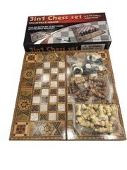 3-in-1 Chess Set for Strategic Thinking