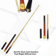 Nai Pin Steel Cointer Snooker Pool Maple Billiard Cue Stick | MF-0083
