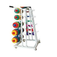 Dumbbells Rack 10 Pair With Wheel for Moving