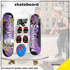 PU Wheel Large Skateboard with Complete Set | MF-0343