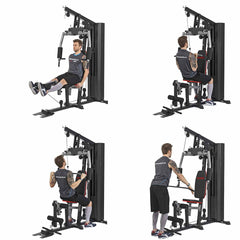 Ultimate Home Gym with 150lb Weight Stack and Adjustable Features