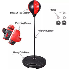 Speed Punching Bag with Boxing Reflex Ball | MF-0726