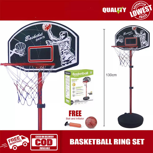 Adjustable Basketball Hoop with Board and Stand | Indoor Outdoor