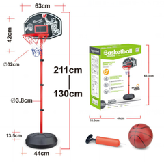 Portable And Adjustable Basketball Stand - 130-211cm | MF-0729