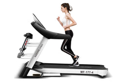DC Motorized 3.5HP Treadmill with 5″ LCD Display Screen - User Weight: 120KGs