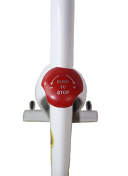 Indoor Exercise Spinning Bike Cycling Spine Bike Cardio Workout - White Color