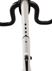 Indoor Exercise Spinning Bike Cycling Spine Bike Cardio Workout - White Color
