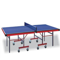 Foldable-Indoor Ping Pong Table Tennis with Post and Net MF-4010