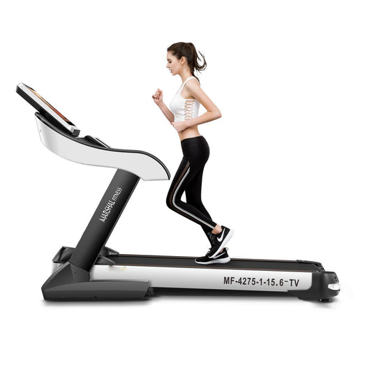 6.0 HP DC Motorized Treadmill with 15.6" Android TV