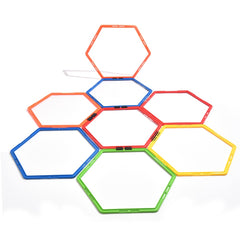Hexagonal Agility Circle for Versatile Training Sessions