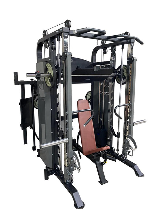 Multifunctional Smith Machine Trainer with Bench  MF-GYM-17690