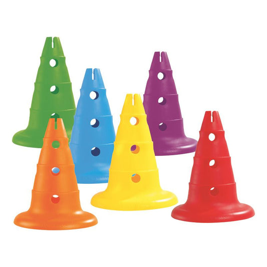 6 Holes Games Perforated Cones