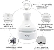 مقاوم للماء Silicone Head Massager- MF-0409