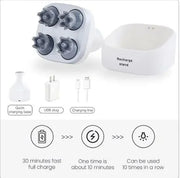 مقاوم للماء Silicone Head Massager- MF-0409