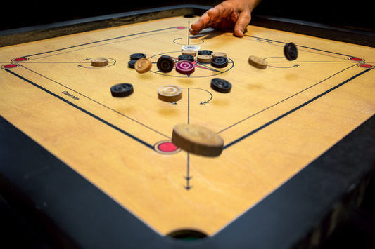 Classic Carrom Board 36x36 for Family Fun and Entertainment