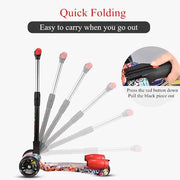 Kids Kick Scooter With Jet Spray And Music | MS -0289