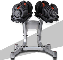 Dumbbell Stand, Vertical Dumbbell Weight Rack - Silver, Dumbbell Rack 100kg Load, Heavy Duty Steel Dumbbell Stand, For Home Gyms